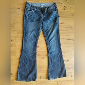 BONGO Blue Flare Wide Leg Jeans